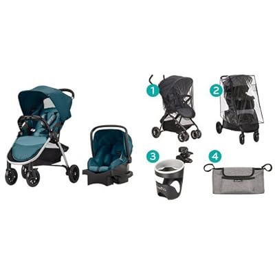 how to close evenflo folio stroller
