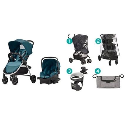 evenflo folio travel system meridian