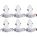 TORCHSTAR Essential Series 4 Inch Ultra-Thin LED Recessed Lighting with J-Box, 10W Dimmable Slim Panel Downlight 650lm, ETL & Energy Star Listed, 4000K Cool White, Pack of 6