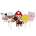 Wolpark 25 PCS Glitter Farm Animal Cake Topper Old Macdonald had a Farm Animal Cupcake Toppers for Farm Themed Birthday Baby Shower Children's Day Party Supplies Decorations