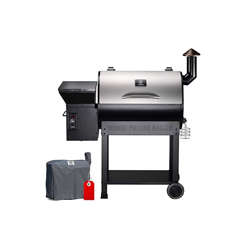 Z Grills ZPG7002E 2020 Upgrade Wood Pellet Grill & Smoker, 8 in 1 BBQ