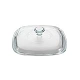 CORNINGWARE StoveTop 1-L to 1.75-L Square Glass Cover