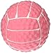 Coastal Mini Latex Pink Volleyball Dog Toy
