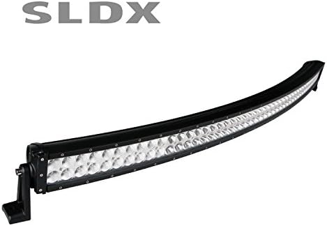 SLDX 50" 288W 12V Curved CREE LED Light Bar Flood Spot Combo Beam 4X4 ATV 4WD SUV UTE