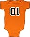 Dukes of Hazzard 01 General Lee Baby Infant Romper Onesie (6 Months)