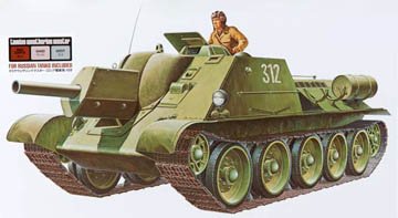 Tamiya 89798 1/35 Russian Tank Destroyer SU-122 w/Master Set