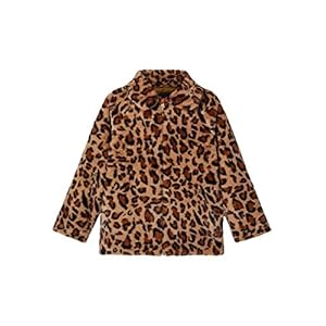 NAME IT NKFMAMY FAUX FUR LEO JACKET meisjes jas/jack