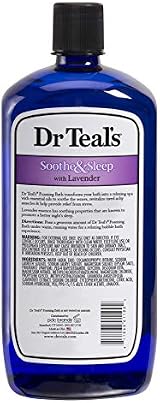 Dr Teal's Foaming Bath Lavender 1L Relaxing Epsom Salt Scented Bath Soak view 3