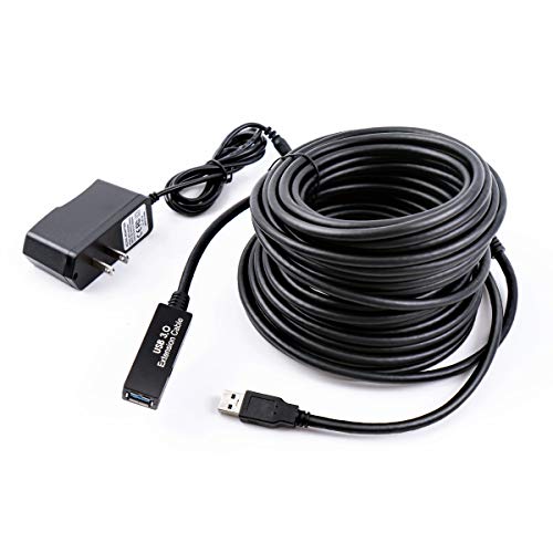 USB 3.0 Active Extension Cable,50Feet 15 Meter USB 3.0 Extender with 5V