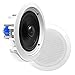 Pyle USB/SD-Card 200 Watt Bluetooth Stereo Amplifier Receiver, 8” Two-Way in-Ceiling Speakers w/70V Transformer (4 Speakers), 16-Gauge 50 Foot Speaker Wirethumb 2