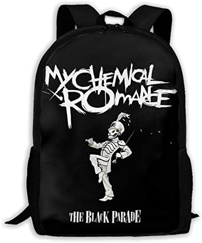 My Chemical Romance Band Travel Laptop Backpack - Extra Large College School Backpack for Mens and Women Water Resistant Big Business Computer Backpack Bag Fit 17 Inch Laptops Notebook
