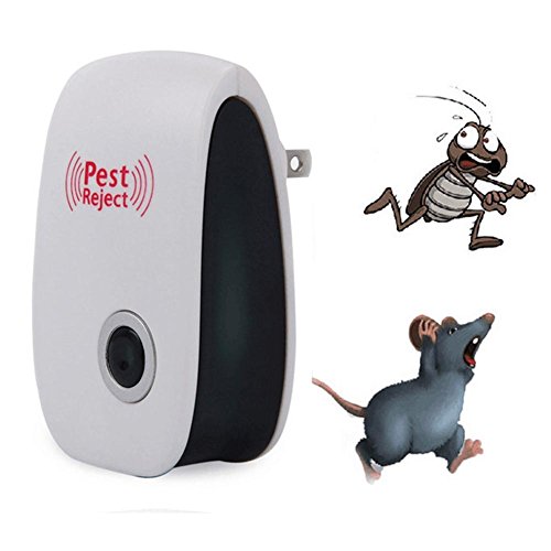 Mouse Repeller Pest Repeller,Ultrasonic Plug in Pest Control,Repellent for Mice, Rat, Bug , Bedbug, Spider, Roach, Ant, Fly, Flea, Moth, Non-toxic Eco-friendly,Humans / Pets Safe（4 pcs） - Thumbnail 2