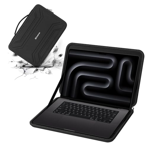 Smatree Hard Shell Laptop Case Compatible with 16.2 Inch MacBook Pro M3, MacBook Pro 2023 2021, 15.4 Inch MacBook Pro, Slim & Anti-Shock Bag