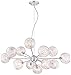 Possini Euro Design Wired Chrome Hanging Chandelier Lighting 32