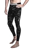 DRSKIN Men’s Thermal Wintergear Fleece ColdGear Compression Tight Base Layer Long Under Pants