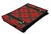 Insulated Reusable Grocery Bag Shopping Box with Reinforced Bottom Panel and Zipper Top Lid with Extra Side Handles for Easy Lifting Xmas Christmas (Set of 2) (Plaid/Polar Bear)