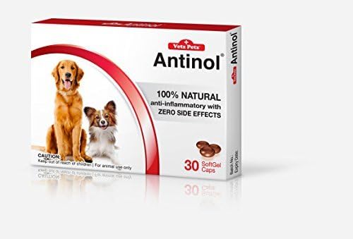 Vetz Petz Antinol Extract 100% Anti-inflammatory and Pain Relief 30 Tablet.