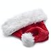 SHEING Santa Hat Plush Velvet & Comfort Liner Thickened Christmas Hat for Adults (Traditional Red)