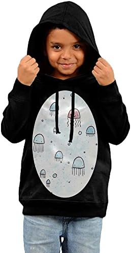 ZheuO Boys & Girls Baby Medusa Funny Hoodie Hoodies 3 Toddler Black