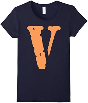 Womens Vlone Shirt Small Navy