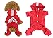 Scheppend Adidog Pet Clothes for Dog Cat Puppy Hoodies Coat Winter Sweatshirt Warm Sweater,Red XXL