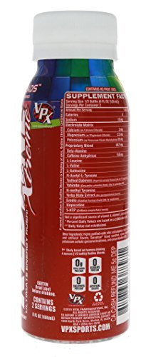 VPX Redline Xtreme Energy Ready to Drink, Sour Heads 8-Ounce Bottle, 24 Count - Thumbnail 3