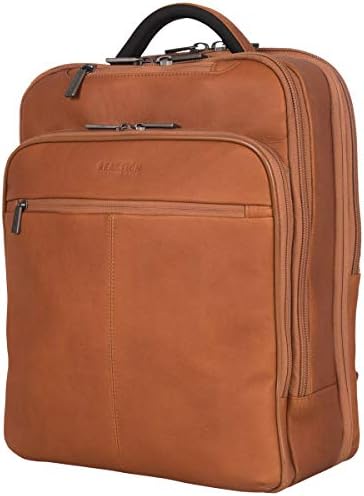 Kenneth Cole Reaction Back-Stage Access Slim Colombian Leather TSA Checkpoint-Friendly 16" Laptop & Tablet Travel Business Backpack, Cognac 8 Kenneth Cole Reaction Back-Stage Access Slim Colombian Leather TSA Checkpoint-Friendly 16" Laptop & Tablet Travel Business Backpack, Cognac