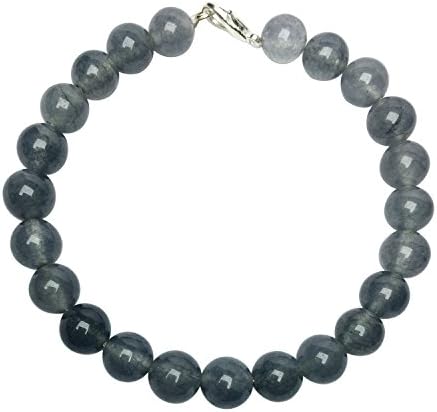 Satyamani Natural Iolite Beads Bracelet with Hook