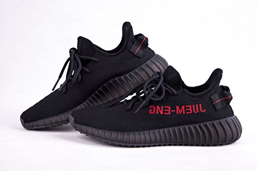 Luxury lifestyle popular black red shoes fashion bred sneaker off…