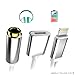 2 in 1 iPhone 7 Adapter(Compatible with iOS 10.3) TOPGO Lightning to Charger and Lightning to 3.5mm Aux Earphones Jack Cable for iPhone 7 / 7 Plus [No Calling Function & Music Control] - Silver