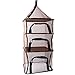 Desy & Feeci Camping Dry Net-4 Layer Outdoor Hanging Foldable Drying Rack, Camping Organizer Mesh Dryer Storage for Home Picnic BBQ Tableware/Dishes/Food/Vegetables/Fruit/Clothing