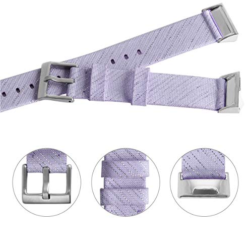 image for hooroor Woven Fabric Breathable Replacement Bands Compatible for Fitbi
