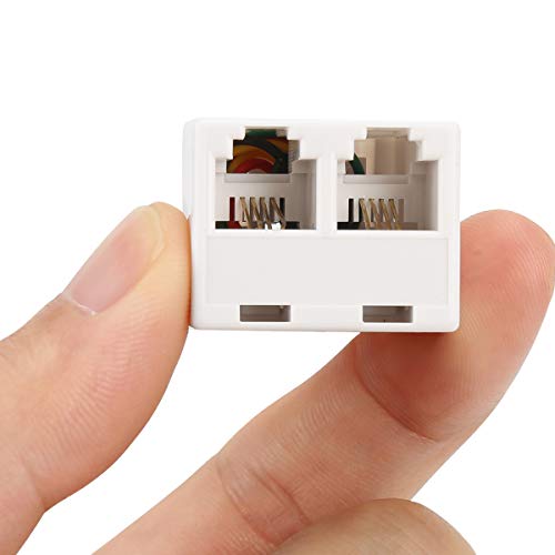 image for RJ11 6P4C 1 Female to 2 Female Telephone Line Splitters, Uvital Teleph