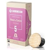 Gourmesso Soffio Noce di Cocco (Coconut) - 10 Espresso Capsules Comptaible with Nespresso Machines 100% Fairtrade Coffee