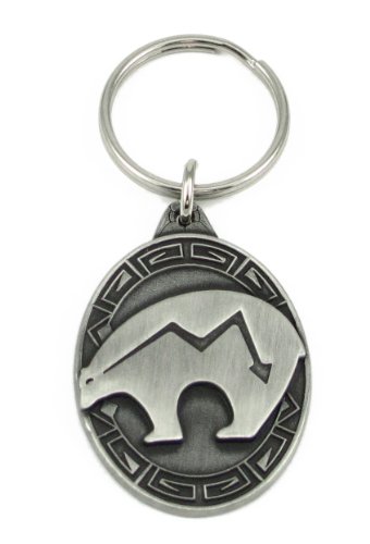 SiskiyouSouthwestern Bear Fetish Antiqued Key Chain