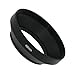 SIOTI 46mm Lens Hood, Matte Treatment Inside, Aluminum Material, Compatible with All Camera Lens S/C/N/F/O/P etc.(46mm)