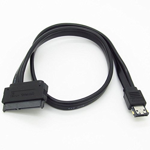 0.5m 12V 5V Power eSATA USB 2.0 Combo To 22 Pin SATA Cable For 2.5" 3.5" HDD
