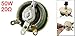 Uxcell a11111000ux0058 Ceramic Disk Wirewound Variable Resistor Rheostat, 20 Ohm 50W