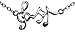 Shag Wear Dream and Music Inspirations Quote Pendant Necklace (Music Notes)
