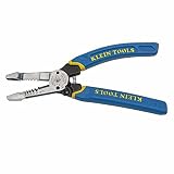Klein Tools K12055 Wire Cutter and Wire Stripper, Cuts Solid Wire and Stranded Wire, with Screw Shearing