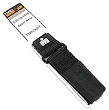 16-20mm Timex Iron Man Sport Wrap Strap Black Navy Blue Watch Band TX862962T