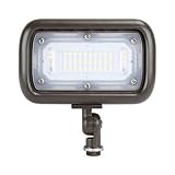 GKOLED 30W LED Floodlight, Outdoor Security Fixture, Waterproof, 100W PSMH Replace, 2700 Lumens, 3000K Warm White, 70CRI, 120-277V, 1/2" Adjustable Knuckle Mount, UL-Listed, 5 Years Warranty