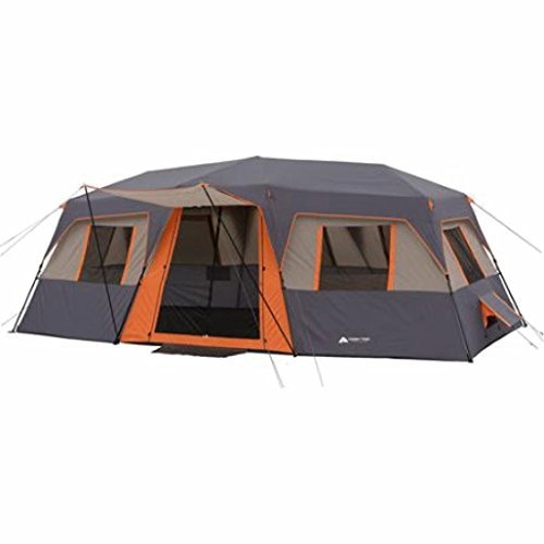 Cabin Tent 12 Person 3 Room Instant Orange By Cabin Tent Amazon