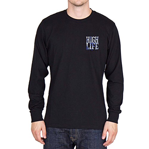 JSLV Men's High Life X-Jay LS T Shirt Black M