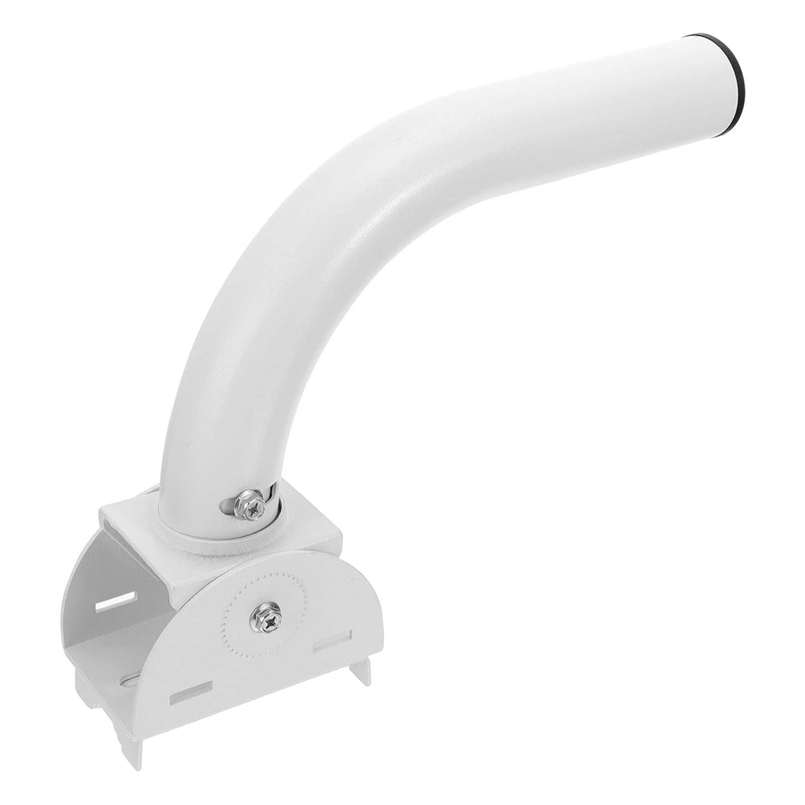 Holibanna Adjustable Antenna Mount Pole with 120-Degree Rotation Outdoor Monitoring Antenna Bracket Wall Mount Aluminium Support 9 Inch