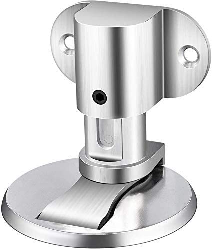 Adjustable Door Stopper (Silver, 1 Pack)