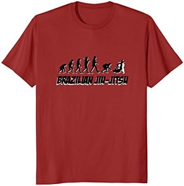 Evolution of Jiu-Jitsu - Dark t-shirt tee BJJ