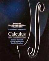 Student Solutions Manual, Volume 1, for Stewart's Calculus Early Transcendentals, 3rd Edition 0534251609 Book Cover