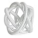 Now House by Jonathan Adler Glass Knot, White