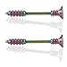 Ruifan 316L Stainless Steel Screw Bar Nipple Barbell Ring Body Piercing 14G 8PCS - Mix Color